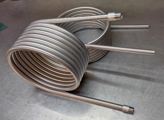 Edelstahlspirale - Ø 25 cm - 6 Meter